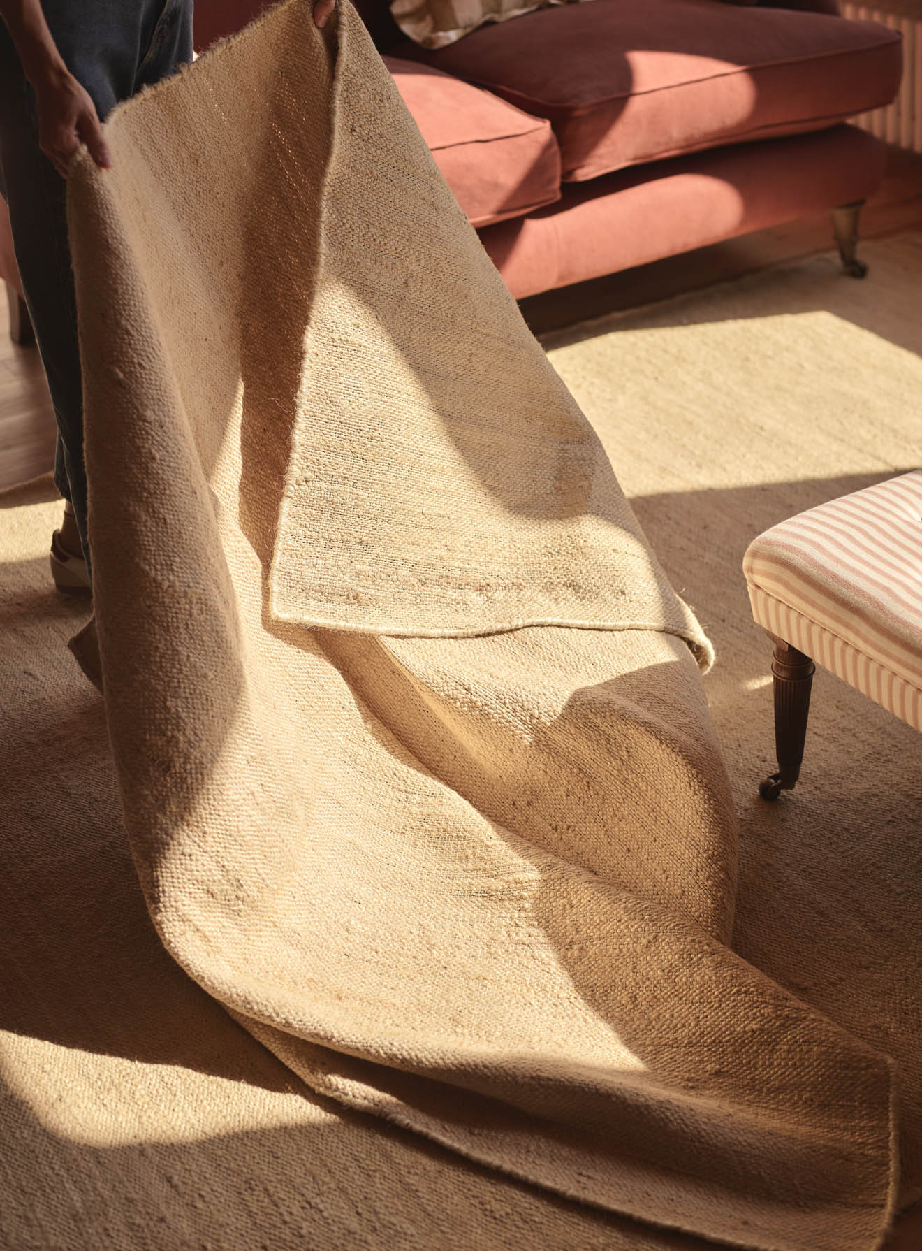 Otto Jute Rug, Ecru