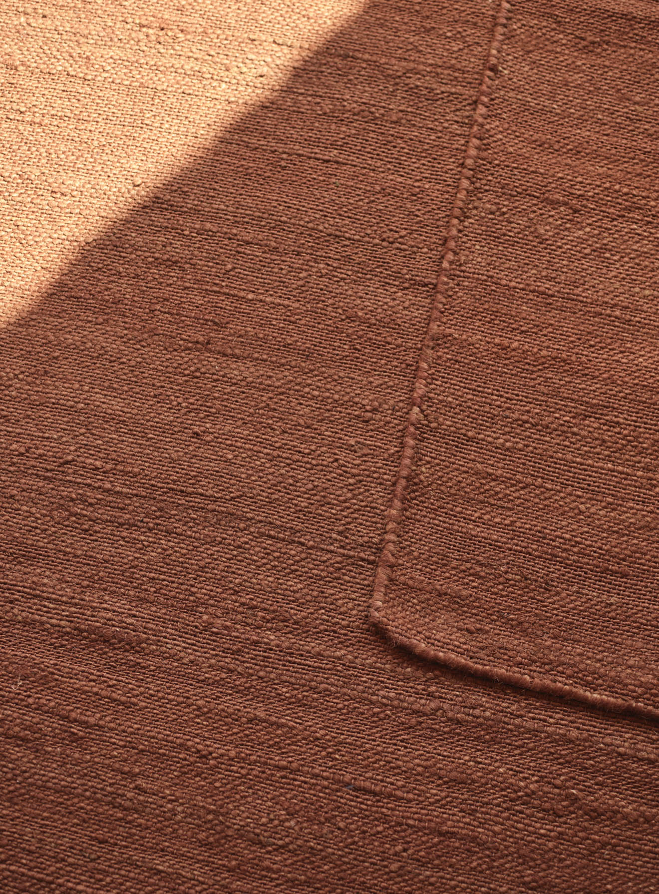 Otto Jute Rug, Rust